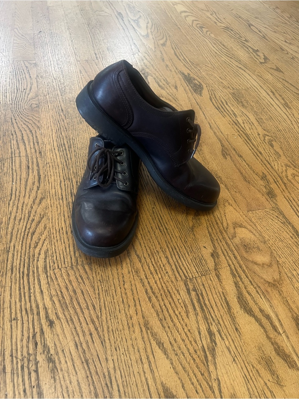 Bass Men's Oxfords in Dark Brown Leather
